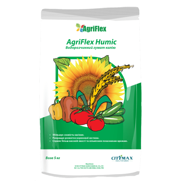 Водорозчинний гумат калію Агріфлекс Хюмік (Agriflex Humic) - 25 кг
