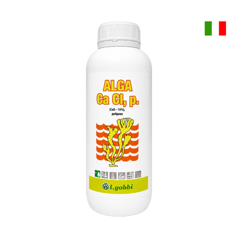 Водоростевий біостимулятор-добриво ALGA Ca Cl (AlgiCAL), l.gobbi -1 л