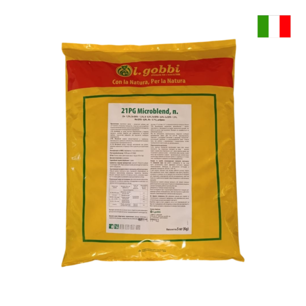 Комплексне мікродобриво з магнієм (Mg) 21PG Microblend (MICROBLEND PLUS MG), l.gobbi - 5 кг